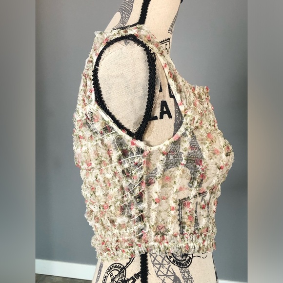 Free People Intimately Gimme Butterflies Crop - Picture 3 of 7